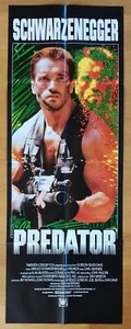 PREDATOR arnold schwarzenegger sci-fi original french doorpanel movie poster - Bild 1 von 1