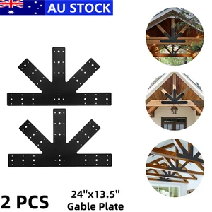 2x12 Pitch Powder Coated Gable Plate Truss Roof Plate Connector Heavy Duty AU - Picture 1 of 10