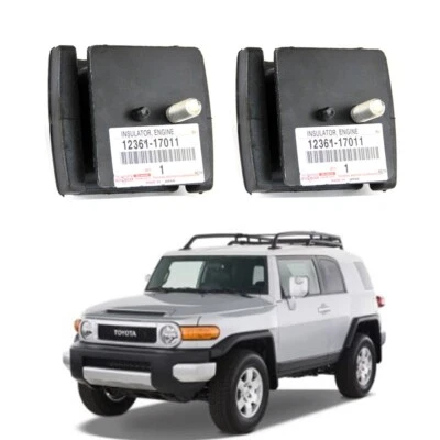 Toyota Land Cruiser 1993-97 LX450 OEM Engine Mount Insulator 12361-17011 x2 - Image 1 of 4