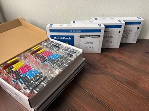 Printer INK C-250BK C-251B Black C-251M Magenta C-251Y Yellow C-251C Cyan Sealed - Imagen 1 de 5