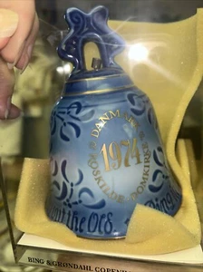 Bing Grondahl Bell Blue New Year 1974 Denmark Roskilde Domkirke B & G Limited Ed - Picture 1 of 4