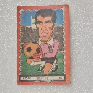 DINO ZOFF (ITALIA) Nº 40 1977 ORIGINAL FOOTBALL SOCCER CARD - Picture 1 of 4
