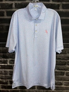 Peter Millar Polo Summer Comfort Flamingo Stretch Size Large 31x25 - Picture 1 of 5