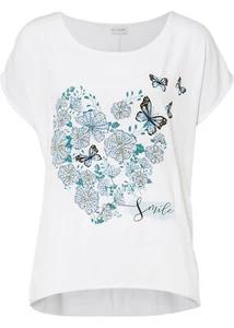 Tolles Oversized-Shirt verziert mit modischer Applikation. GR.40/42 NEU (5679) - Bild 1 von 3