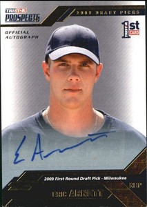 2009 TRISTAR Prospects Plus Autographs Gold #21 Eric Arnett /50