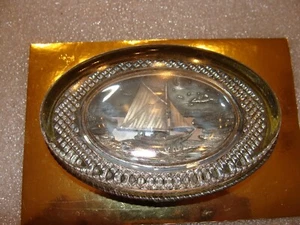 Nautical Paperweight ~ 5”x3.5” ~ Maine Meadow Mountain Designs ~ 1983-1986 ~ - Picture 1 of 8