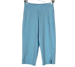 PEARL IZUMI Women Cycling Wide Leg Pants Elastic Waist Sz M Blue Bike Sport 23-4 - Picture 1 of 6