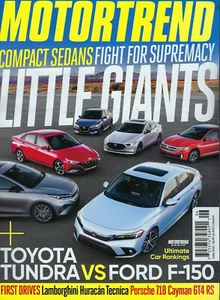 MOTOR TREND LITTLE GIANTS '22 ISSUE Compact Sedan Car Auto Consumer Reports NEW - Picture 1 of 1