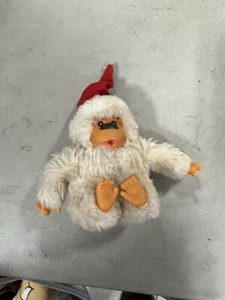 Vintage Russ Berrie Baby Gonga Thumb Sucking Christmas Hat Plush P6 - Picture 1 of 2