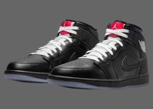 Nike Air Jordan 1 Mid SE Black Metallic Reimagined HV5177-010 Men's Shoes NEW - Picture 1 of 9