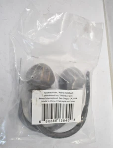 Montevilla Faceted Ball Holdback Vintage Bronze 5/8" Pair Bathware Wall Mounted - Picture 1 of 5