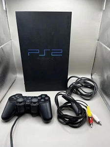 Playstation 2 Fat Konsole mit Controller und Kabeln! Getestet Funktioniert - Bild 1 von 19