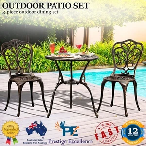 Livsip Outdoor Bistro Set Chairs Table Patio Indoor Outdoor Bistro Furniture Set - Picture 1 of 8