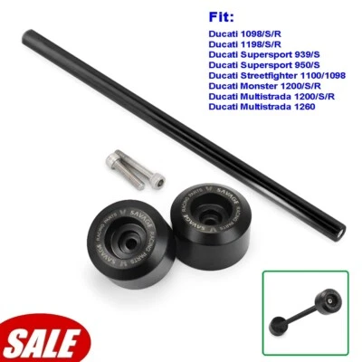 Protector deslizante de horquilla de rueda trasera para Ducati 1098 Streetfighter 950/S Foto 1 de 4