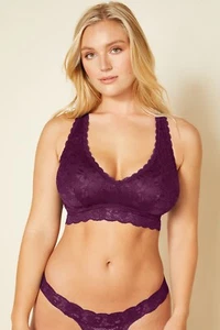 CLEARANCE - Cosabella Never Say Never Curvy Racie Bra Deep Purple - S, M, L - Picture 1 of 4