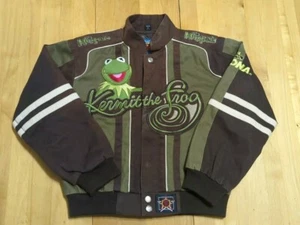 Chaqueta de Carreras RARA Jeff Hamilton Kermit the Frog Daytona 500 Talla Juvenil Mediana - Imagen 1 de 18