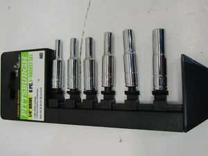 NIB PITTSBURG 1/4" DEEP SOCKET SET TOOL SOCKET WRENCHES - Picture 1 of 2