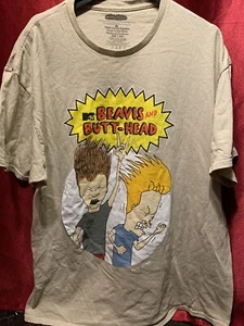 Beavis and Butthead Classic Graphic T-Shirt Size XL MTV Preowned - Picture 1 of 4