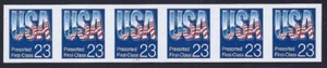2607c - XF-SUP Imperf Error / EFO PNC6 #1111 "USA" Mint NH Cat $450+ (Stk2) - Picture 1 of 2