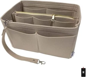 Organizador de bolso inserto para bolsos bolsa con cremallera organizador de bolso desmontable - Imagen 1 de 7