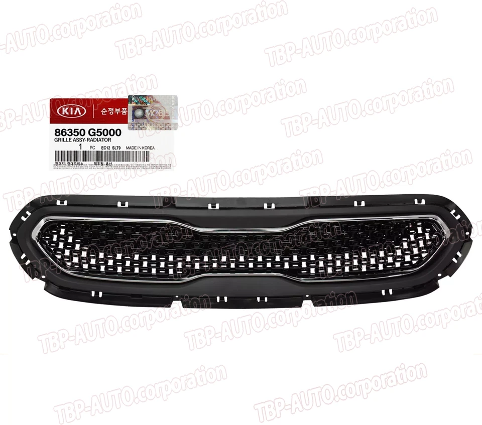 PARAGOLPES DELANTERO REJILLA RADIADOR ORIGINAL ® PARA KIA NIRO 2017-2019 NO EV 86350G5000 Foto 1 de 1