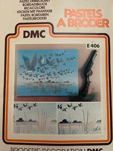 DMC Flying Ducks Large Picture Vintage Embroidery Kit. New - Picture 1 of 3