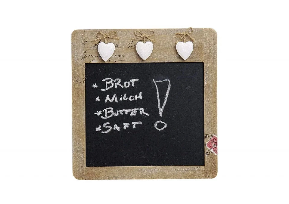 Tafel für Küche mit Herz Material Holz 28cm X 29 Cm Landhaus