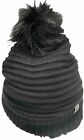 New Layer 8 Knit Beenie Cap Hat Fleece Lining Super Warm Pom Outdoor Snow Rain
