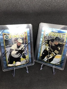1994-95 TOPPS FINEST WAYNE GRETZKY #41 An #33 Jaromir Jagr Lot - Picture 1 of 5