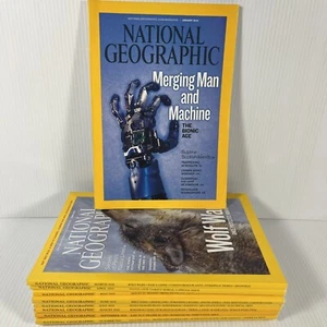 National Geographic Magazine 2010 Lot 10 Water Special Issue Man Machine Wolves - Picture 1 of 17