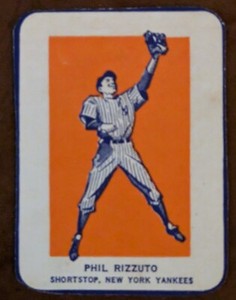 PHIL RIZZUTO 1952 WHEATIES CARD 