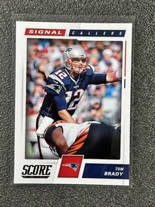 2017 Score - Signal Callers #5 Tom Brady - Picture 1 of 2