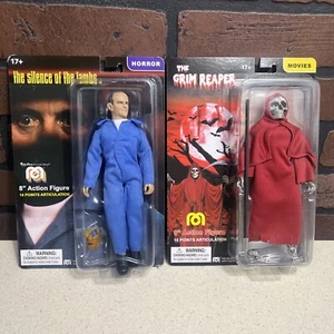 MEGO "8 Horror Figur Das Schweigen der Lämmer Hannibal Lector und Sensenmann - Bild 1 von 2