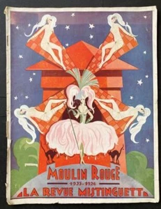 Moulin Rouge 1925-1926 La Revue Mistinguett. - Imagen 1 de 7