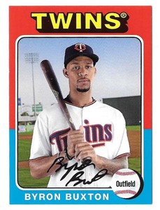2015 Topps Mini 75 Design - MINNESOTA TWINS Byron Buxton RC