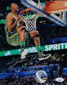 Jeremy Evans Utah Jazz Signed 8x10 Matte Photo JSA Authenticated - Picture 1 of 2