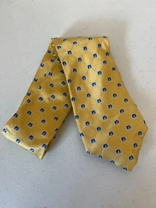 JoS. A. Bank gelbe gepflegte Krawatte aus 100 % Seide - Bild 1 von 2