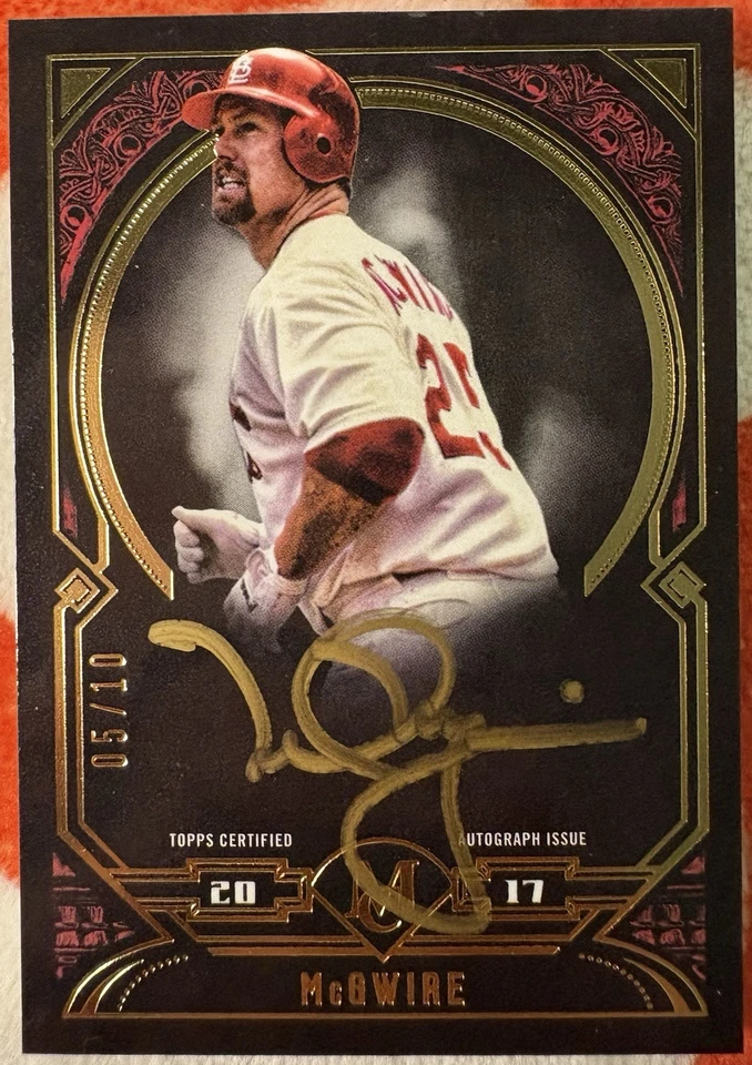 Autógrafo "Mark McGwire" Topps Museum 2017, SP 05/10 **LEER** Foto 1 de 3