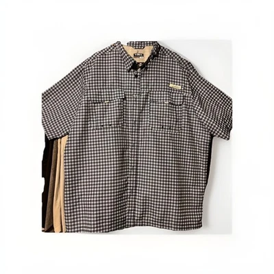 Habit Men's UPF 40+ UV Protection Short-Sleeve River Guide Fishing Shirt XL - Image 1 of 3