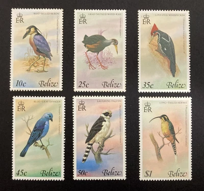 Belice - 1979 Aves - Juego de 6 estampillas (MNH). Foto 1 de 2