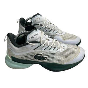 Lacoste scarpa da tennis donna AGLT23 ultra sneaker taglia 9,5 bianco verde - Foto 1 di 10