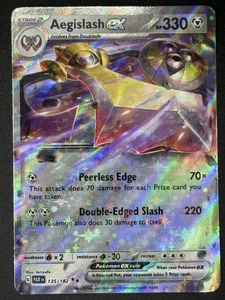 Aegislash ex 135/182 Pokemon TCG SV04: Paradox Rift Double Rare Near Mint - Picture 1 of 2