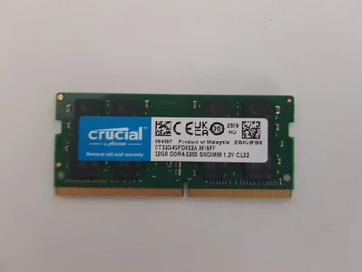 Crucial 32GB DDR4-SODIMM 3200 - Bild 1 von 2
