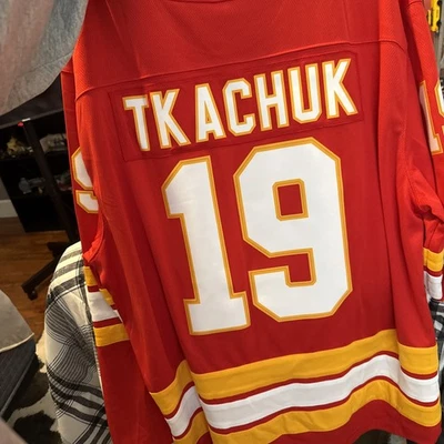  Matthew Tkachuk Flames Jersey Fanatics 2XL - Image 1 of 2