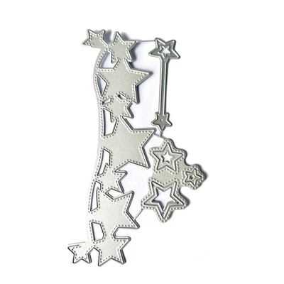 Metal Die Cuts Star Lace Cutting Dies Stencils DIY Cutting Template Scrapbooking - Image 1 of 4
