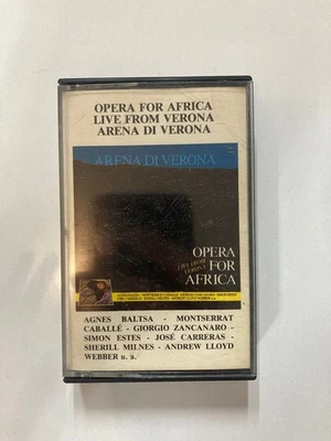 Opera For Africa Live From Verona Arena di Verona Made in Austria Cassette Foto 1 de 3