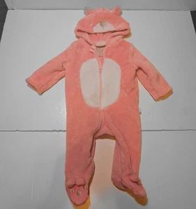 Duck Duck Goose Infant 0-3 Months Pink Bunting Winter Snowsuit Hooded - Picture 1 of 9