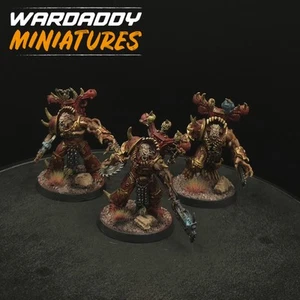 Pro Painted Warhammer 40k Chaos World Eaters Eightbound ×3 #1 Games Workshop - Picture 1 of 4
