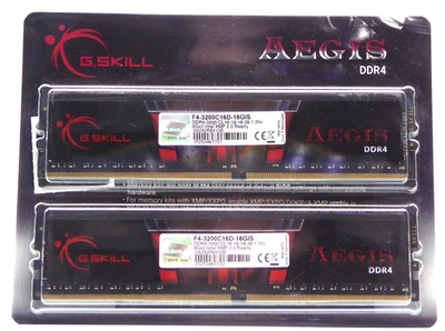 DIMM-Kit G.SKILL Aegis DDR4-3200 16 GB (2x8GB) | CL16-18-18-38 | NEW - Bild 1 von 3