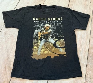 GARTH BROOKS World Tour Konzert Shirt Größe L Country Western Cowboy Rock RETRO - Bild 1 von 5